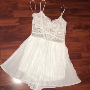 White lace Romper!